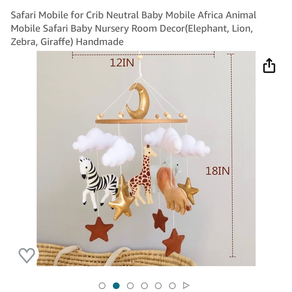 Safari Mobile for Crib - Picture 2 of 6